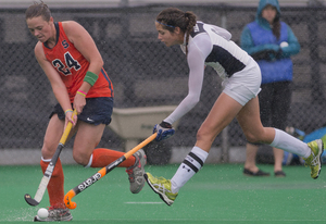 Liz McInerney scored a goal and had two assists in Syracuse's 5-0 win over Yale on Sunday. McInerney was also a part of the Orange's defensive effort, as SU hasn't allowed a goal since Sept. 16. 
