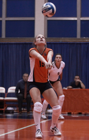 Sophomore libero Melina Violas believes conference play provides the Orange with a fresh start to the season. The team's final 12 games are against Big East opponents.