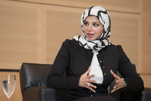 Lamees Dhaif, an independent journalist and human rights activist from Bahrain, was awarded the 2012 Tully Award for Free Speech in Joyce Hergenhan Auditorum on Monday. Dhaif has received several awards for her reporting on domestic and human rights issues.