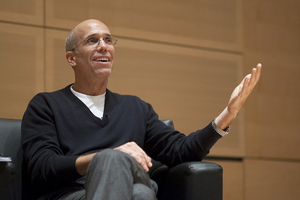 Jeffrey Katzenberg, DreamWorks CEO, spoke as part of the USA Today CEO forum. He was interviewed by USA Today reporter, Mike Snider and then answered questions from the audience. 