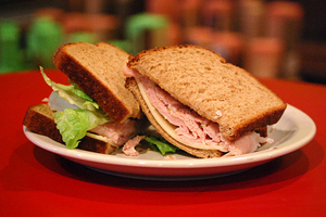The smoked hickory turkey sandwich at Recess West on Tulley Avenue, served with avocado and spicy salt, offers a tasty option for frequenters of the coffee shop. The Tulley Street location is the second Recess coffee shop in the Syracuse area.
