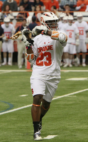 Jovan Miller was a midfielder at Syracuse and is now a member of Major League Lacrosse's Charlotte Hounds. Miller recently spoke out against Warrior Sports for its social media marketing campaign for its Dojo shoe using the phrase, 