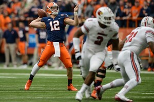 Ryan Nassib and Syracuse's explosive offense will meet an equally as dynamic group in the Pinstripe Bowl against West Virginia and its 4,000-yard passer Geno Smith.