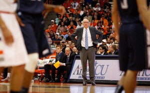 Syracuse's next win will give head coach Jim Boeheim the 900th of his career, making him one of only three college coaches in Division-I history to reach the mark. Despite the milestone, Boeheim insists he isn't thinking about the accomplishment.