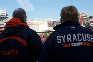 Syracuse won the inaugural Pinstripe Bowl in 2010 by defeating Kansas State. The Orange looks to win it again Saturday against West Virginia.