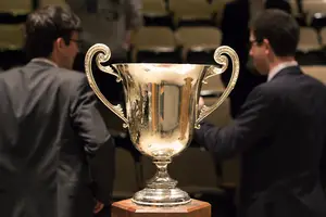 Students from schools in the United States and Canada came to Syracuse University to debate in the 2013 North American Championship. Such schools include Harvard and Yale University. 