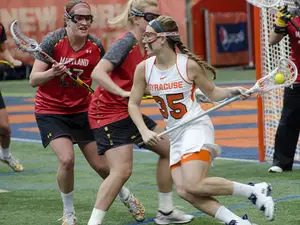 Syracuse attack Michelle Tumolo has still been a consistent offensive threat for the Orange, but forward Kayla Treanor has already scored nine goals in her freshman season.