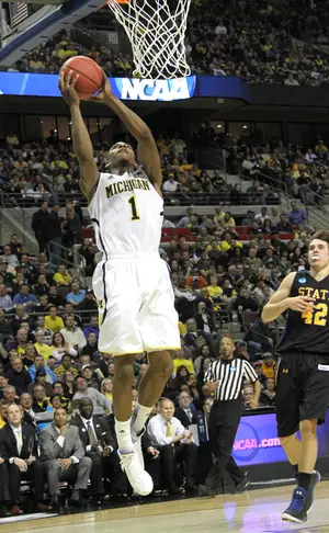 Glenn Robinson III will be crucial for the Wolverines in trying to bust the Syracuse zone Saturday night. He averages 11 points and 5.5 rebounds per game.