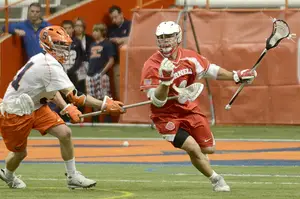 Cornell attack Rob Pannell was held to just one goal on 11 shots during Syracuse's upset of the No. 2 Big Red.