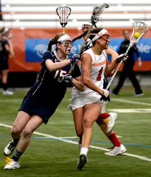 Alyssa Murray and Syracuse will try to limit their miscues and turnovers when the Orange plays Louisville and Cincinnati this weekend. 