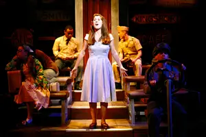 Carly Blane, a junior theater major, performs the lead role in 