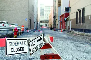 Construction on Bank Alley, a street in downtown Syracuse, is currently underway. The project hopes to make the street pedestrian friendly and will cost more than $1 million in renovations. Specific plans include introducing outdoor furniture, planters and LED lights to the alley. 