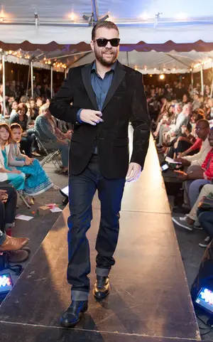 Michael Heagerty models during the 2012 Syracuse Style Fashion Event. The fashion show was created to promote and spotlight Syracuse clothing brands and stores.