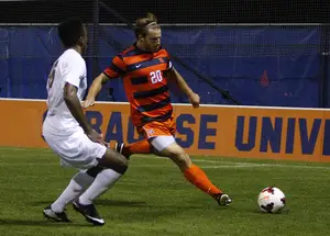 Chris Makowski's relaxed demeanor reflects his attitude on the field where he's a rock on the back line for Syracuse.