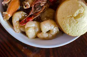 Papa Joe's Cajun & Soul Cuisine provides a number of classic southern comfort dishes, including gumbo, jambalaya, and shrimp or crawfish  etoufee. The Restaurant is named after owner Crystal Lucas' late father.