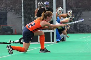 Emma Russell and Syracuse are trying to close out games stronger after falling 2-1 to top-ranked Maryland in overtime.