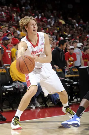Maryland forward Jake Layman started 17 games as a freshman and is expected to see a greater role in 2013-14.