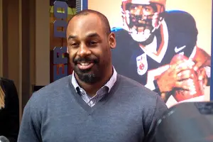 Donovan McNabb is back in Syracuse to have his jersey retired at halftime of the SU-Wake Forest game on Saturday.