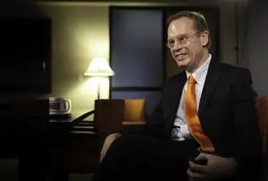 Chancellor Syverud discusses his initial time at SU, including his interactions with students.