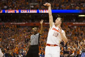 Syracuse may have just taken four 3s in its win over Duke on Saturday, but its sharpshooter still had an effect on the game. 