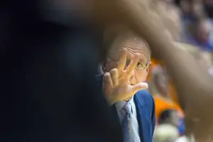 Jim Boeheim was ejected for the first time in his career on Saturday in Syracuse's 66-60 loss to Duke at Cameron Indoor Stadium.