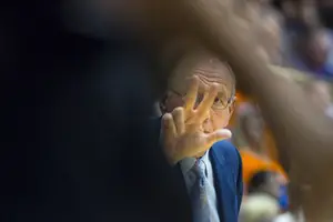 Syracuse head coach Jim Boeheim garnered national attention with his ejection at Duke, and discussed it on Tuesday and Wednesday. 