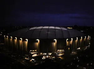 <strong>The Carrier Dome,</strong> which opened in 1980, is one of the last stadiums with an air supported roof. Syracuse Mayor Stephanie Miner recently formed a task force to look into the possible effects that building a new downtown stadium would have on the city. 