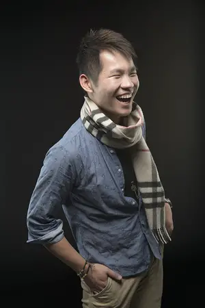 Bryan Chou, senior advertising major, uses a mix of dressy and casual in his everyday outfits.