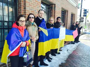The U.S. Ukranian diaspora organized protests in Washington, D.C. earlier this month against the regime.