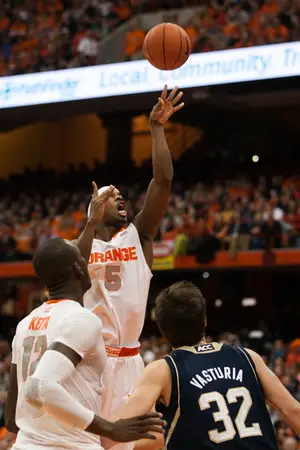 C.J. Fair and the rest of Syracuse was slow to start against Notre Dame on Monday. Just two nights ago, the Orange picked up a thrilling overtime win against Duke.
