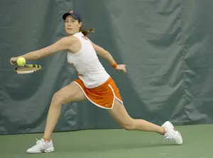 With Syracuse moving into a tough Atlantic Coast Conference, Amanda Rodger's skill as a tenured top player will be looked to often to lead the team. 