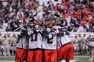 No. 9 Syracuse beat No. 7 Notre Dame 11-10 on Saturday thanks to a dominant performance from Chris Daddio. 