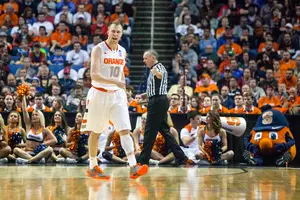 Trevor Cooney dropped 18 points, including fours 3s, in Syracuse's 77-53 win over Western Michigan on Thursday. 