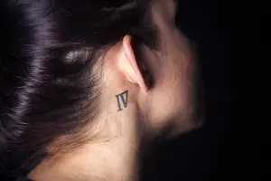 Sarah Bogden, a junior television, radio and film major, has a Roman numeral four behind her right ear. It represents herself, her mother, her two sisters, and the new journey they took when moving to Florida.