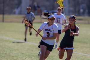 Liza Blue first went to Virginia to play both field hockey and lacrosse, but her turbulent collegiate career has led her to being a singe-sport athlete and the Cavaliers' top scoring threat. 