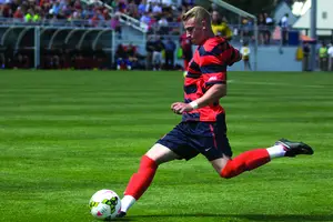 Liam Callahan, who transferred to Syracuse from Villanova, is finding success as one of the Orange's wing backs. 