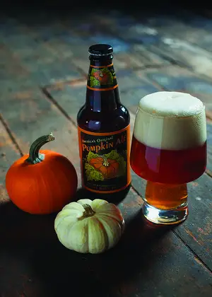 Buffalo Bill’s America’s Original Pumpkin Ale is one of the many pumpkin-flavored foods that hits the shelves in the fall. Unlike its name, it has no strong pumpkin taste.  
