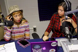 (From left) Destiny O’loughlin and Alexandra Mayo are trying to bring awareness of R&B music to SU’s campus on their weekly radio show, The Republic Believes in Crescendo, every Saturday at 7 p.m.  