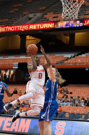 Diamond Henderson has 72 points in her last four games after totaling only 12 in the three games before that.