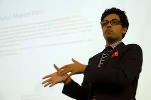 Boris Gresely will begin his third semester as Student Association president at the organization's first meeting on Monday night. In Fall 2013, Syracuse University students voted to ratify a new SA constitution that changed the period the president serves to match the academic year. As a result, Gresely was elected in fall 2013 to serve for three semesters.