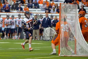 Dylan Donahue became the 23rd player in Syracuse history to score 100 goals on Tuesday. He's done it using strong off-ball movement. 