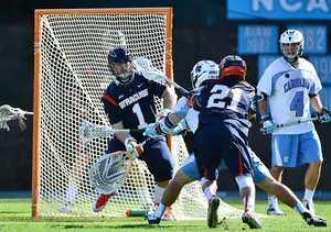 Bobby Wardwell allowed 10 goals in one half against UNC on April 11. Now, he's preparing to face the Tar Heels again in the semifinals of the ACC tournament. 
