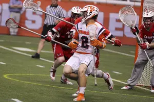 Kevin Rice, along with fellow attack Dylan Donahue, will look to have an increased scoring output than the last time the Orange faced Johns Hopkins.