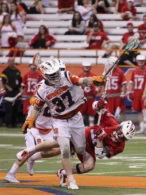ESPN lacrosse analyst and former Johns Hopkins midfielder Mark Dixon says Syracuse's success starts with Ben Williams at the faceoff X.