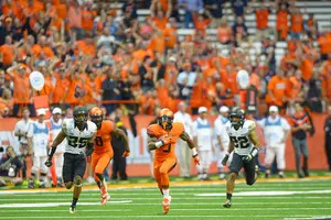 Syracuse scored three touchdowns against the Demon Deacons en route to a 30-17 win in the Orange's first ACC matchup of the season.