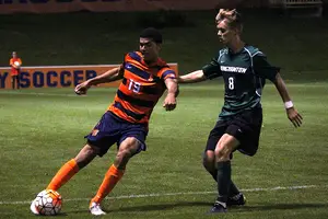 Freshman Miles Robinson delivered his first collegiate goal on Tuesday off a set piece, one of several that has proved fruitful for the Orange.