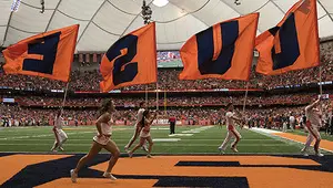 Syracuse lost its first game of the season in a close match with No. 8 LSU that featured Heisman-candidate Leonard Fournette rushing for 244 yards.