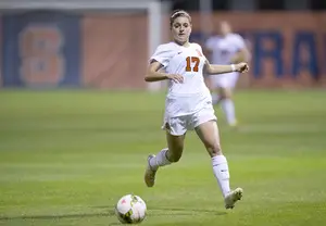 Alexis Koval didn't play much last season, but is leading the Orange with seven points on the season. She had three all of last year.