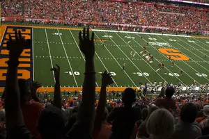 More than 43,000 fans packed the Carrier Dome on Sept. 26 to see the Orange take on LSU.
