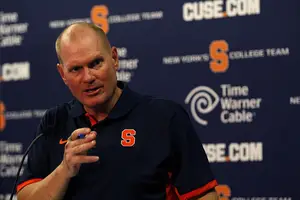 Syracuse football head coach Scott Shafer was fired Monday after just three years on the job. He went 13-23 in 36 games as Syracuse’s head coach.